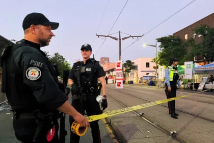 A shooting in Toronto leaves two dead and five injured; police continue their investigation