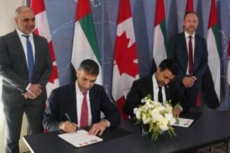 In record time.. The UAE and Canada reach the final terms of a comprehensive economic partnership agreement