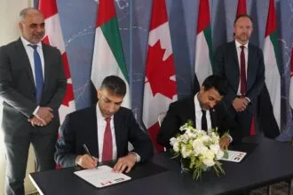 In record time.. The UAE and Canada reach the final terms of a comprehensive economic partnership agreement