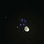 A rare astronomical phenomenon: The conjunction of the moon and the star Antares was observed with the naked eye in Jordan