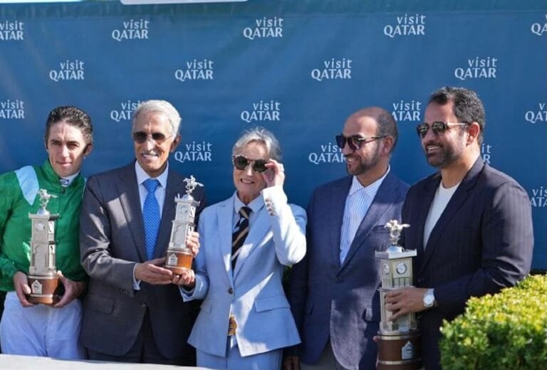 Emirati horse "RB King Maker" wins Qatar International Purebred Arabian Horse Race
