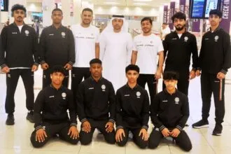The UAE judo team begins its Asian journey in Amman in the youth competitions