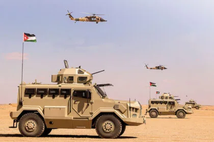 The Jordanian army announces it shot down a drone that violated the kingdom's airspace in the eastern desert