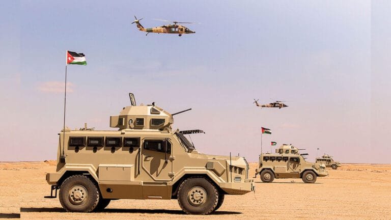 The Jordanian army announces it shot down a drone that violated the kingdom's airspace in the eastern desert