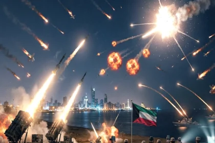 الجيش الكويتي: اعتراض صاروخ باليستي و5 صواريخ كروز و33 طائرة مسيرة منذ مساء اليوم