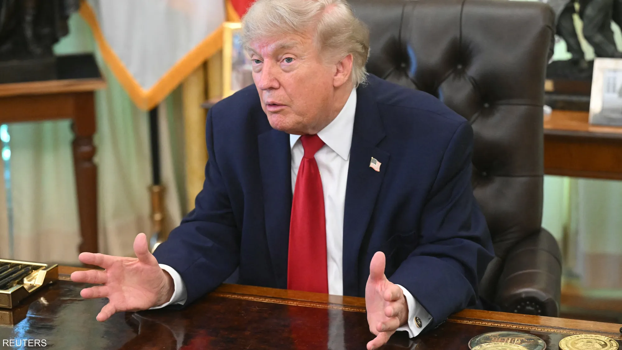 Trump: US to Discuss Lebanese Army Control in Hezbollah-Vacated Villages and Tighten Iran Blockade