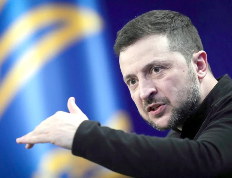 Ukrainian President Volodymyr Zelensky