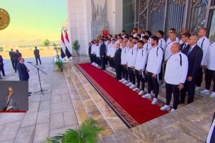 Sisi awards national team players medals of merit after their performance in the 2026 World Cup