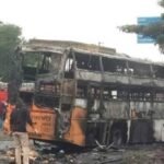 A horrific accident in India leaves dead and injured after a passenger bus collides with a truck