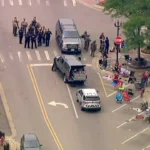 Eight people, including four children, were injured in a shooting in New York during Independence Day celebrations