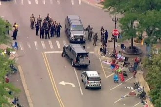 Eight people, including four children, were injured in a shooting in New York during Independence Day celebrations