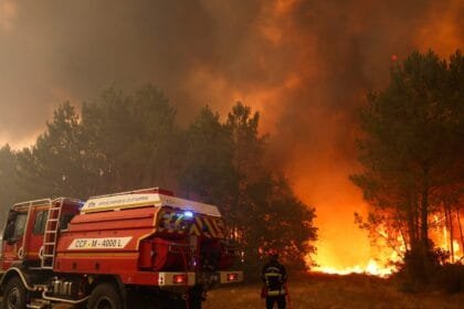 Forest fires rage across France and Spain amid harsh weather conditions