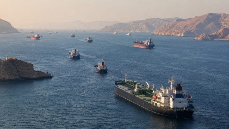 Paralysis in the Strait of Hormuz: Ship traffic drops to just 5 tankers after renewed escalation
