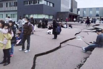 A powerful 7.1 magnitude earthquake strikes southern Japan, triggering urgent tsunami warnings