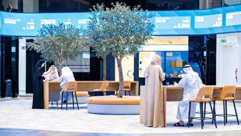 Local stock trading exceeds 7.7 billion dirhams within a week