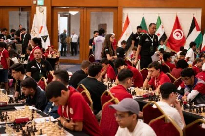 Cairo.. UAE champions achieve 18 victories in first round of "Arab Chess"