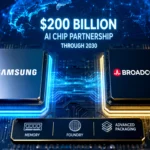 صفقة عملاقة بين سامسونغ وبرودكوم.. تعاون استراتيجي بقيمة 200 مليار دولار