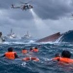 A race against time in the South China Sea: 46 people rescued after a Vietnamese cargo ship sank