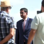 Israeli settlers detain a US congressman during a visit to the West Bank, and the army intervenes to end the incident