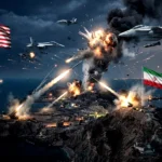 مقذوفات أمريكية تصيب هدفًا في جزيرة قشم الإيرانية
