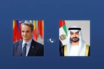 They stressed their keenness to continue joint work. The President of the UAE and the Prime Minister of Greece discuss regional developments by telephone