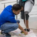 The Chivalrous Knight 3.. The UAE Floating Hospital provides prosthetic limbs to 21 injured Palestinians