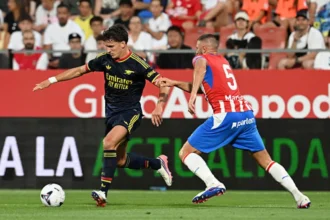 Tzolis and Daumane lead Arsenal to a big friendly win over Girona
