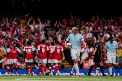 آرسنال يتوج بكأس الدرع الخيرية بثلاثية أمام مانشستر سيتي