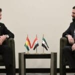 أحمد الشرع يستقبل رئيس إقليم كردستان في دمشق
