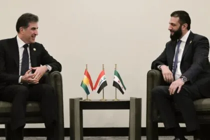 Ahmed al-Sharaa receives the President of the Kurdistan Region in Damascus
