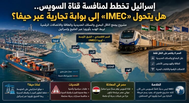 Exclusive - Israel plans to rival the Suez Canal... Will IMEC become a trade gateway via Haifa?
