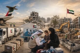 الإمارات في غزة.. من المساعدات الإنسانية إلى مشروع «رفح الخضراء»