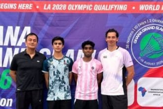 8 ميداليات ملونة لمنتخب الإمارات للريشة الطائرة في بطولة غانا الدولية