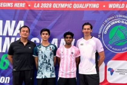 8 ميداليات ملونة لمنتخب الإمارات للريشة الطائرة في بطولة غانا الدولية