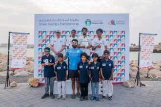 Oman Sailing Championship.. Al-Mahri wins third place in the Optimist category