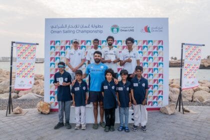 Oman Sailing Championship.. Al-Mahri wins third place in the Optimist category