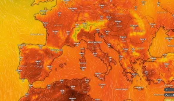 Europe’s heatwave traps millions… Air conditioning goes from a luxury to a life-saving necessity
