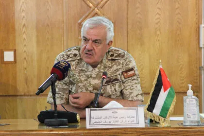 Jordanian Chief of Staff inspects the Eastern Military Region