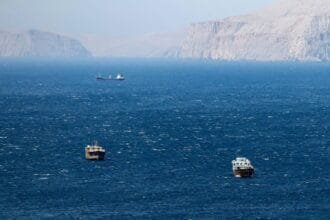 Shipping through the Strait of Hormuz continued to decline for a second day amid concerns about the repercussions of regional tensions