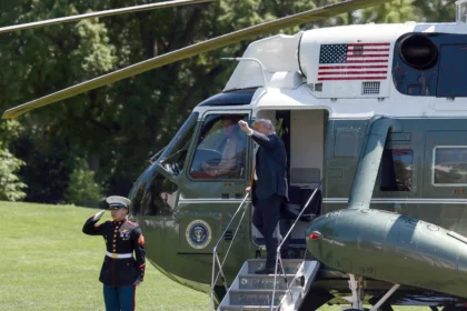 Because of its slanted appearance: Trump orders the White House helicopter landing pad to be rebuilt