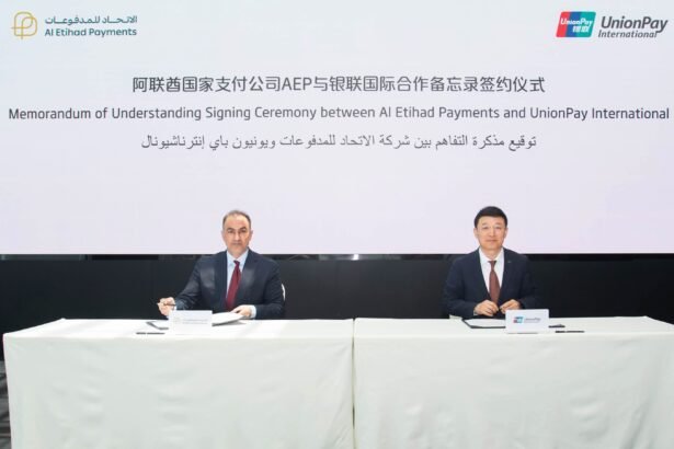 Etihad Payments and UnionPay International understand each other to facilitate the acceptance of single-system Geoane cards globally