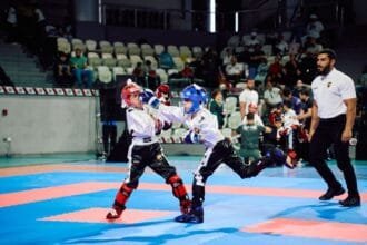 With wide participation.. Strong start to the UAE Kickboxing Championship