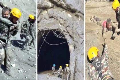 A race against time in Nepal to rescue those trapped inside a tunnel after floods