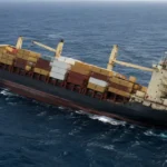 A cargo ship sank off the coast of India; two people were rescued and the search continues for the rest of the crew
