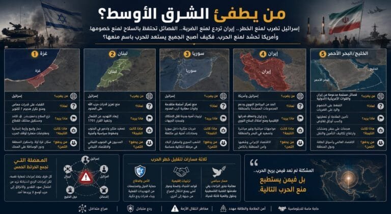 Who will extinguish the flames of the Middle East? Israel strikes to avert danger, Iran deters to prevent a strike, and America mobilizes to prevent war