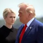 Natalie Harp... Trump's "shadow" who is always by his side and responds to messages from senior officials