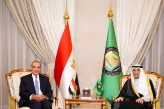 The Egyptian Foreign Minister discusses with the Secretary-General of the Gulf Cooperation Council strengthening the strategic partnership and security coordination