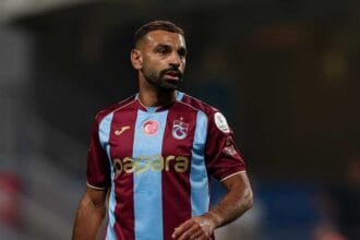 Mohamed Salah from the Trabzonspor vs. Konyaspor match in the Turkish League