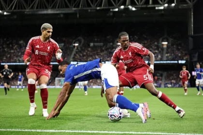 Liverpool secure their first Premier League win with a brace against Ipswich