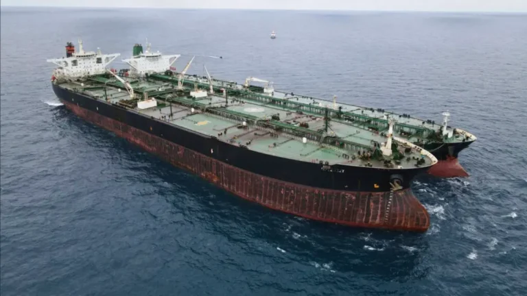 Tanker targeted near Strait of Hormuz, shipping traffic sharply declines